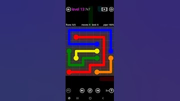 How To Solve Flow Free 7x7 Mania Level 13 Easy Board Walk Through Solution Walkthrough