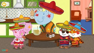 Hippo Party: Mexican Fun Food, Mexico Party Full Gameplay - Videos for Kids screenshot 4