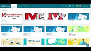Accessing the Staff Resources Folder in Schoology