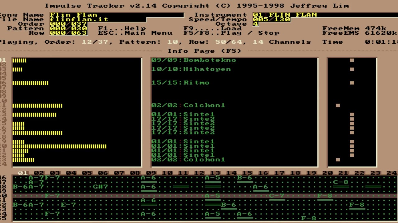 Flin Flan - ImpulseTracker Techno Music - Mod Tracker