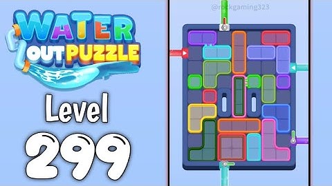 Water Out Puzzle Level 299 Walkthrough