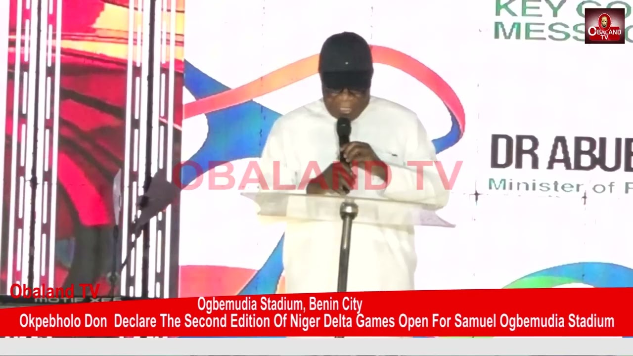 Окпебхоло Дон объявил об открытии второго розыгрыша Игр дельты Нигера на стадионе имени Самуэля О...