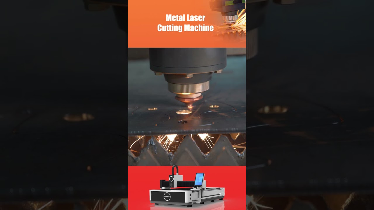 Hongniu laser 3000W/3KW fiber laser cutting machine cutting 4mm carbon steel