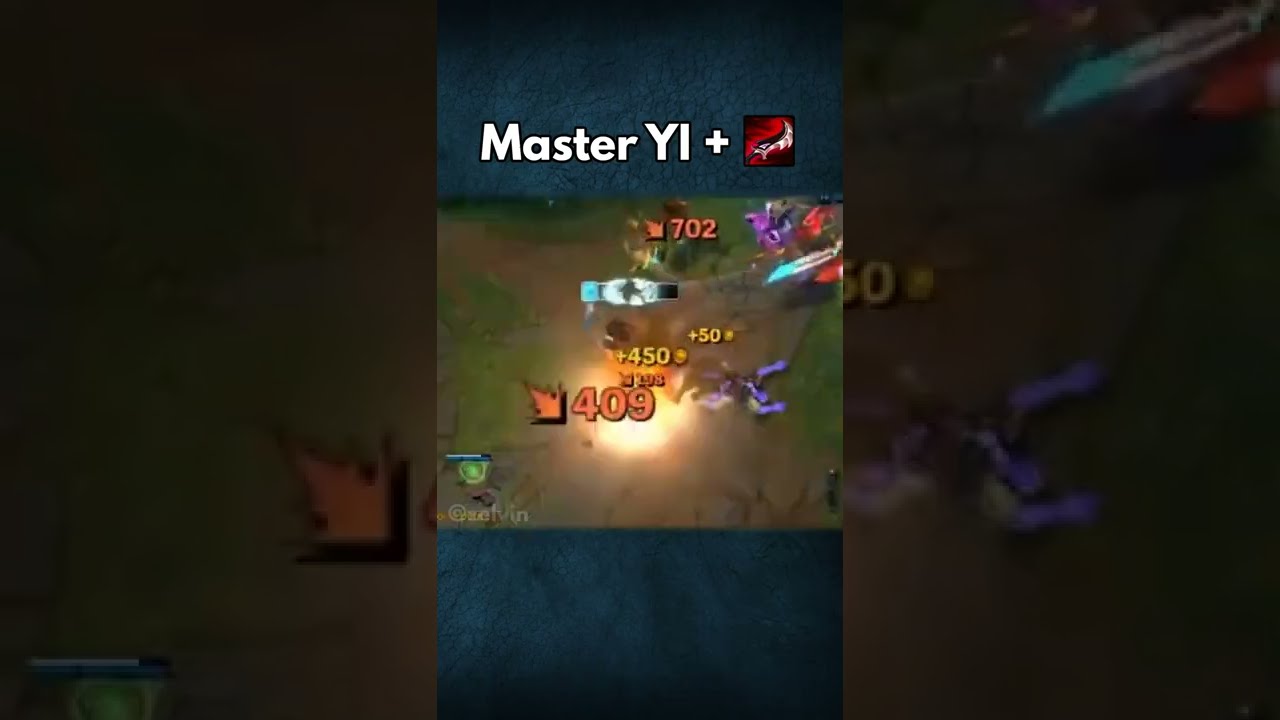 Master Yi + Duskblade = Invisible Master Yi