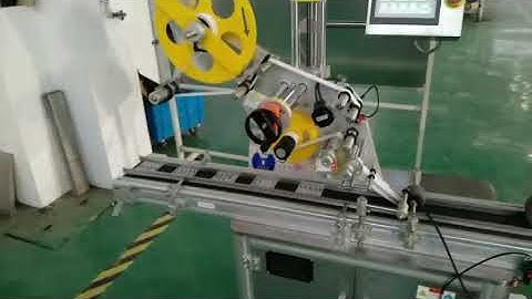 How to run the machine -Top labeling machine manual-guide video