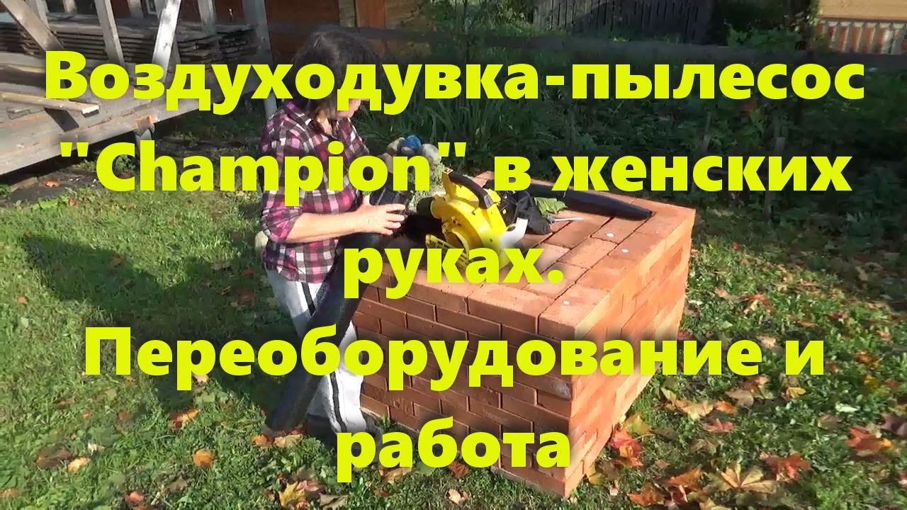 Бензиновая воздуходувка-пылесос 