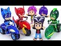 PJ Masks Super Moon Adventure Moon Rovers! Werewolf Kids attacked Robocar Poli! - DuDuPopTOY