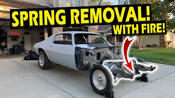Spring Removal & Subframe Replaced 1971 Camaro Resto Build | S1: EP3