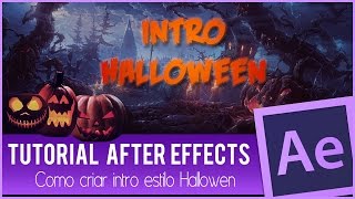 Como criar intro estilo Hallowen | Tutorial   After  Effects