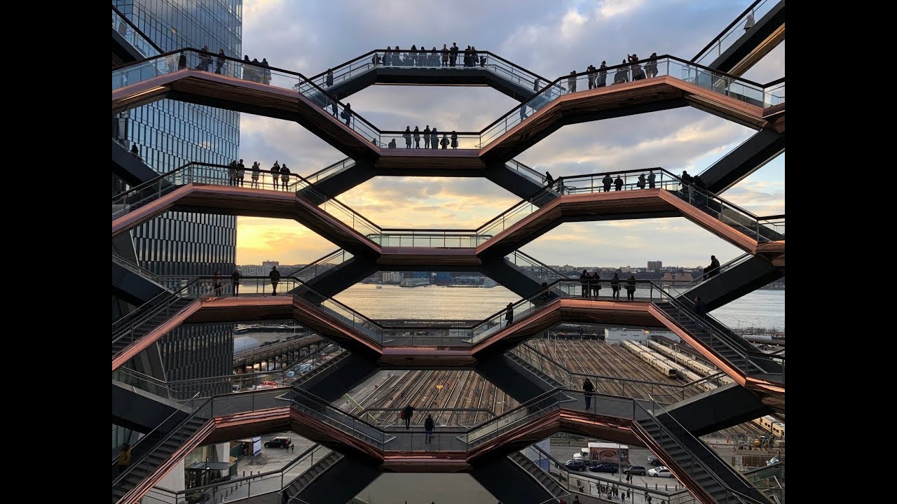 ᴷ Walking Nyc The Vessel At Hudson Yards Youtube