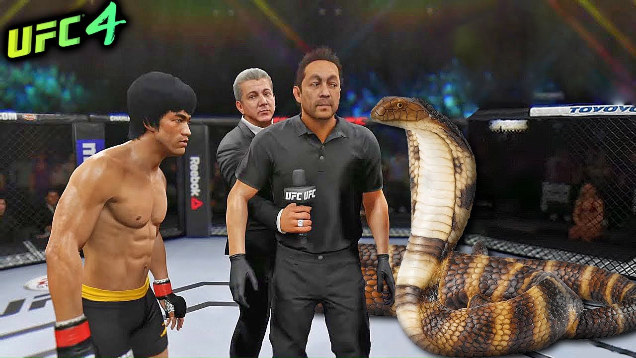 UFC4 | Bruce Lee vs. King Cobra (EA sports UFC 4)