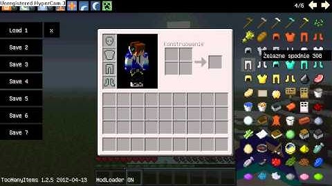 Minecraft Modyfikacje : Too Many Items i Single Player Commands 1.2.5