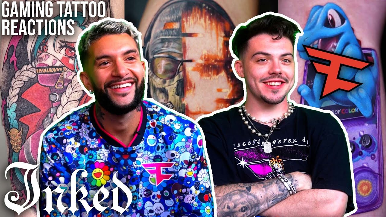 FaZe Temperrr and FaZe Adapt Critique FaZe Clans Tattoos  YouTube