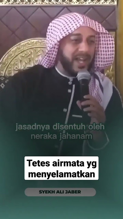 Tetes airmata yg menyelamatkan #nasehatislami #muhasabah #reminder #renungan #dakwah #syekhalijaber