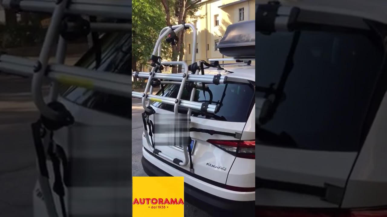 Portabici Fabbri per portellone posteriore Skoda Kodaq specifico e-Bike -  YouTube