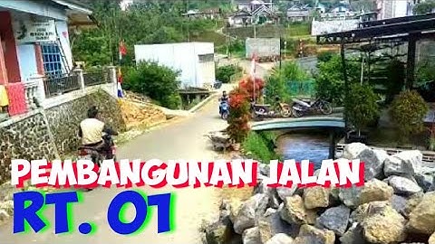 Pembangunan Jalan Baru RT. 01 Binangun Watumalang Wonosobo