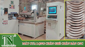 VẬN HÀNH MÁY CƯA LỌNG GỖ CNC | CNC BAND SAW | MÁY CHẾ BIỀN GỖ