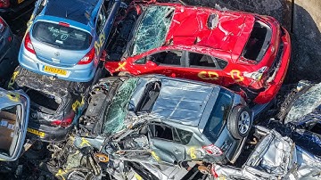 Powerhand 🚙 at the BIGGEST Scrapyard ♻️ in Preston & Something
