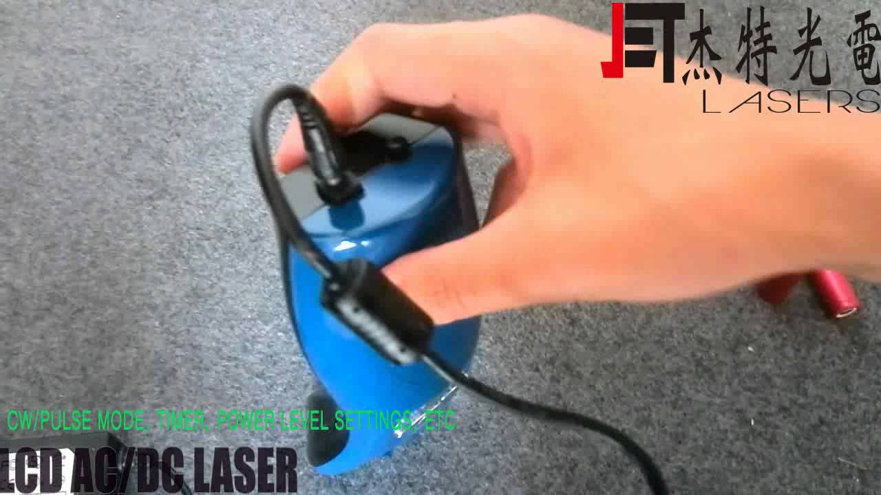 LCD AC/DC Portable Lasers with customizable features by jetlasers