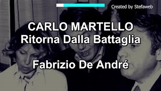 Fabrizio De André - Carlo Martello Ritorna Dalla Battaglia (Karaoke Originale)