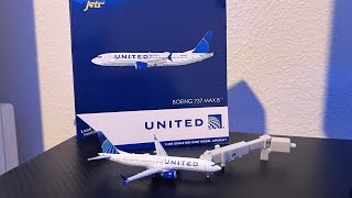 My first Gemini Jet| Boeing 737 MAX 8 United airlines