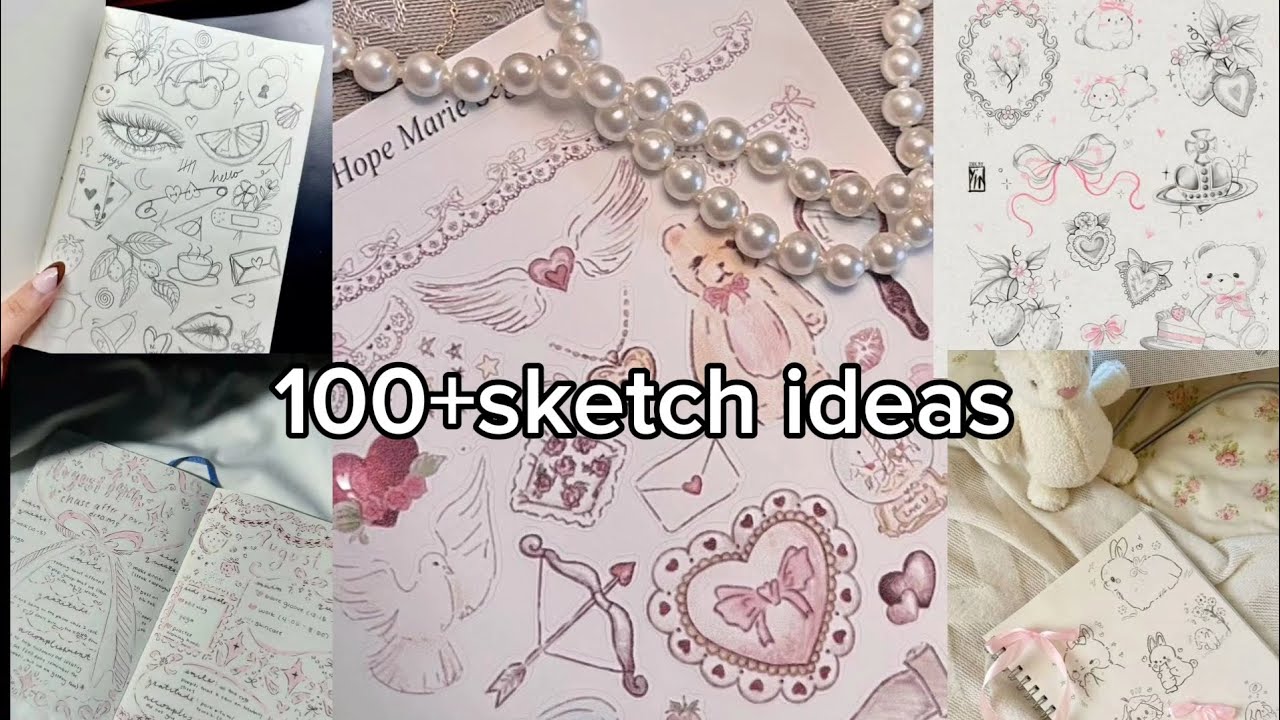 "Stuck? Here are 100+ sketch ideas you’ll LOVE 😍🎨