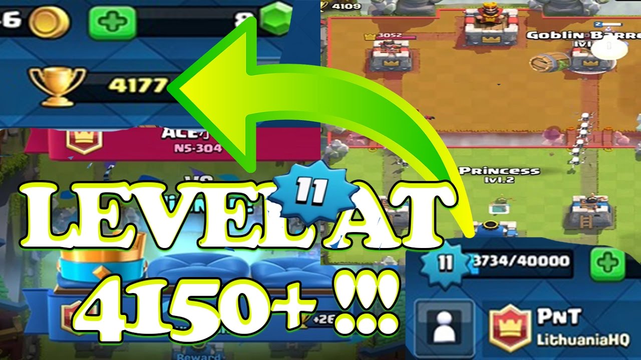 Clash Royale Get to 4100+ Trophies With Miner Goblin Barrel and Minion Horde Deck! ArrowBAIT