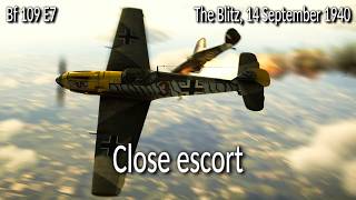 Bf 109 E7: 3 victories escorting He 111s to London | Cinematic WW2 Air Combat Missions