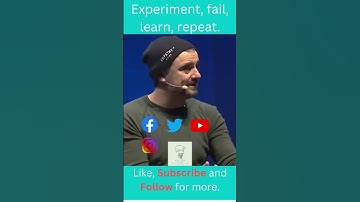 Experiment, fail, learn, repeat