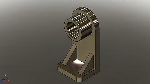 Tutorial de Solidworks para principiantes Ejercicio 11 MODELAR PIEZAS MECANICAS