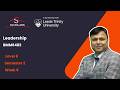 Leadership (BMM6482), Sem 2, WK6 for LVL-6 by S M Salauddin.