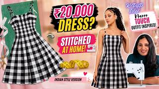 ₹20,000 K-Pop Idol Dress in Indian Style | Manon Touch Outfit Inspired Stitching