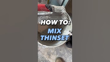 HOW TO: Mix Thinset #thinset #construction #diy #houston #howto #renovation #tile #remodel