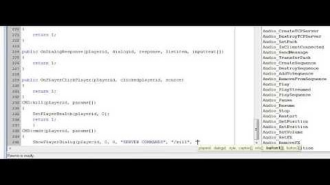 SAMP PAWNO SCRIPTING #2