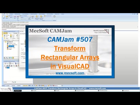 Drawing Rectangular Arrays in VisualCAD