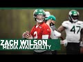 QB Zach Wilson Speaks To The Media Day 2 Of Rookie Mini-Camp | The New York Jets | NFL