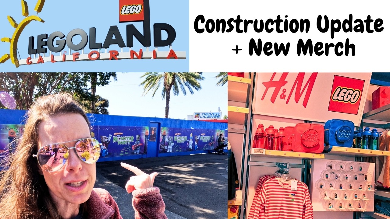 Look Over the Construction Walls at Legoland California + NEW Legoland Merch
