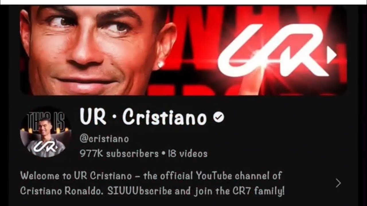 ur Cristiano ronaldo channel | ur Cristiano channel |Cristiano ronaldo ...