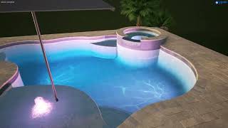 Custom Pool for the Reaves Residence