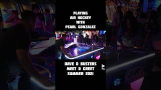 #youtubeshorts #pearlgonzalez #mma #mmafighter #meetup #daveandbusters #newyork #airhockey
