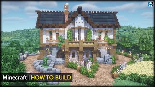 Minecraft How to Build a Medieval Survival House (Tutorial)