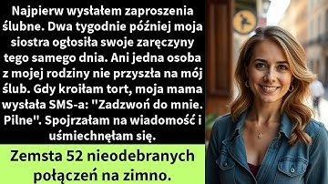 Najpierw wysłałem zaproszenia ślubne  Dwa tygodnie później moja siostra ogłosiła swoje zaręczyny