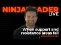 When support and resistances areas fail | NinjaTrader Live