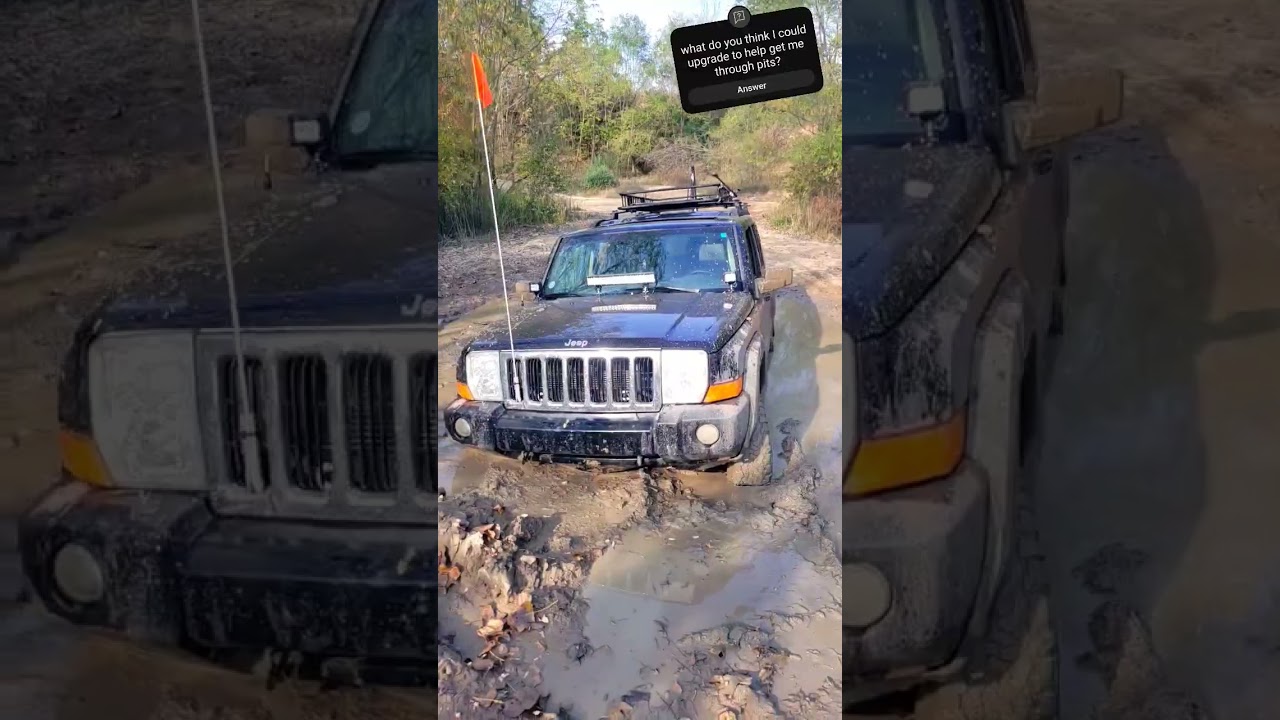 Getting stuck in a deep mud and clay pit 