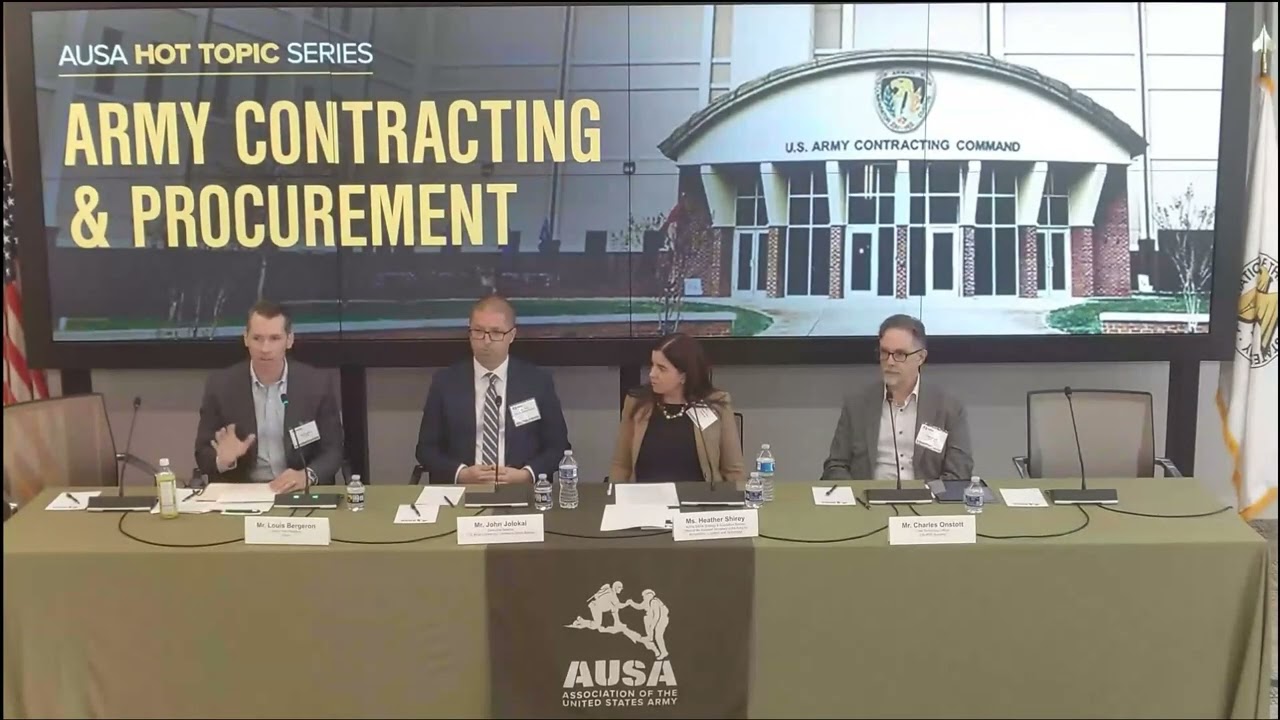 AUSA Hot Topic 2025 - Army Contracting - Panel 3 - Streamline the Acquisitions Lifecycle