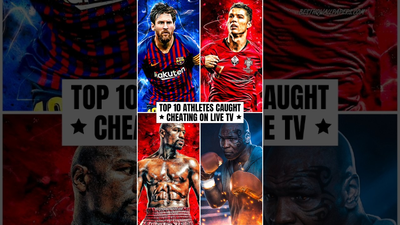 TOP 10 ATHLETES CAUGHT CHEATING ON LIVE TV