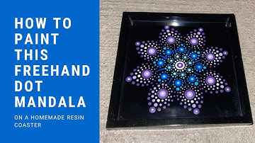 How to Paint This Freehand Dot Mandala Video Tutorial for Beginners & Beyond  by Marks Mandalas