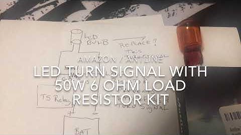 Avoid? Led Turn Signal Hyper Flash Load Resistor Fix on Honda Cr-v