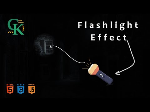 Master Flashlight Effect On Mousemove with HTML, CSS and JavaScript!