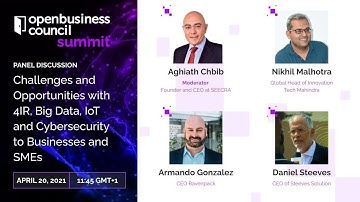 Challenges and Opportunities with 4IR, Big Data, IoT and Cybersecurity to Businesses and SMEs